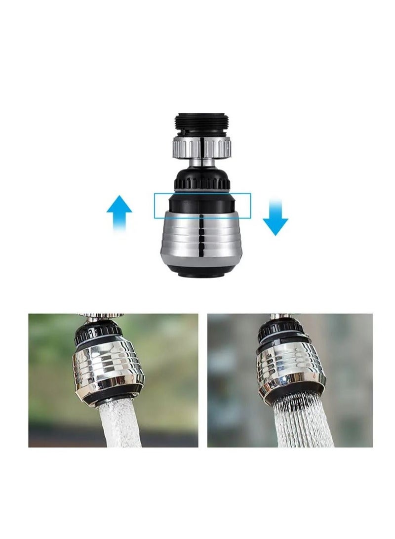 1pc Faucet Extender 360 Rotatable High Pressure Dual Modes (Soft & Strong Spray) Water-Saving Easy Installation Standard size compatible with All Kitchen Sinks - Image 3
